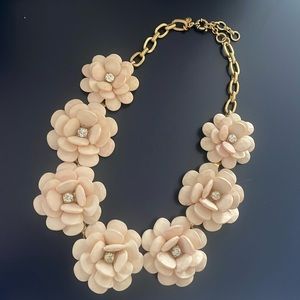 J Crew Flower Necklace